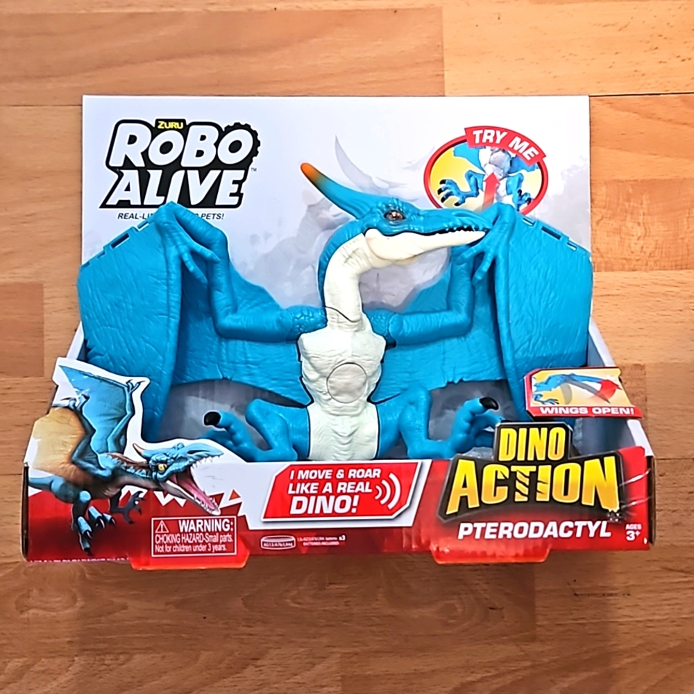 Zuru Jurassic world robo alive Dino Pterodactyl action S1 7173 New in box
